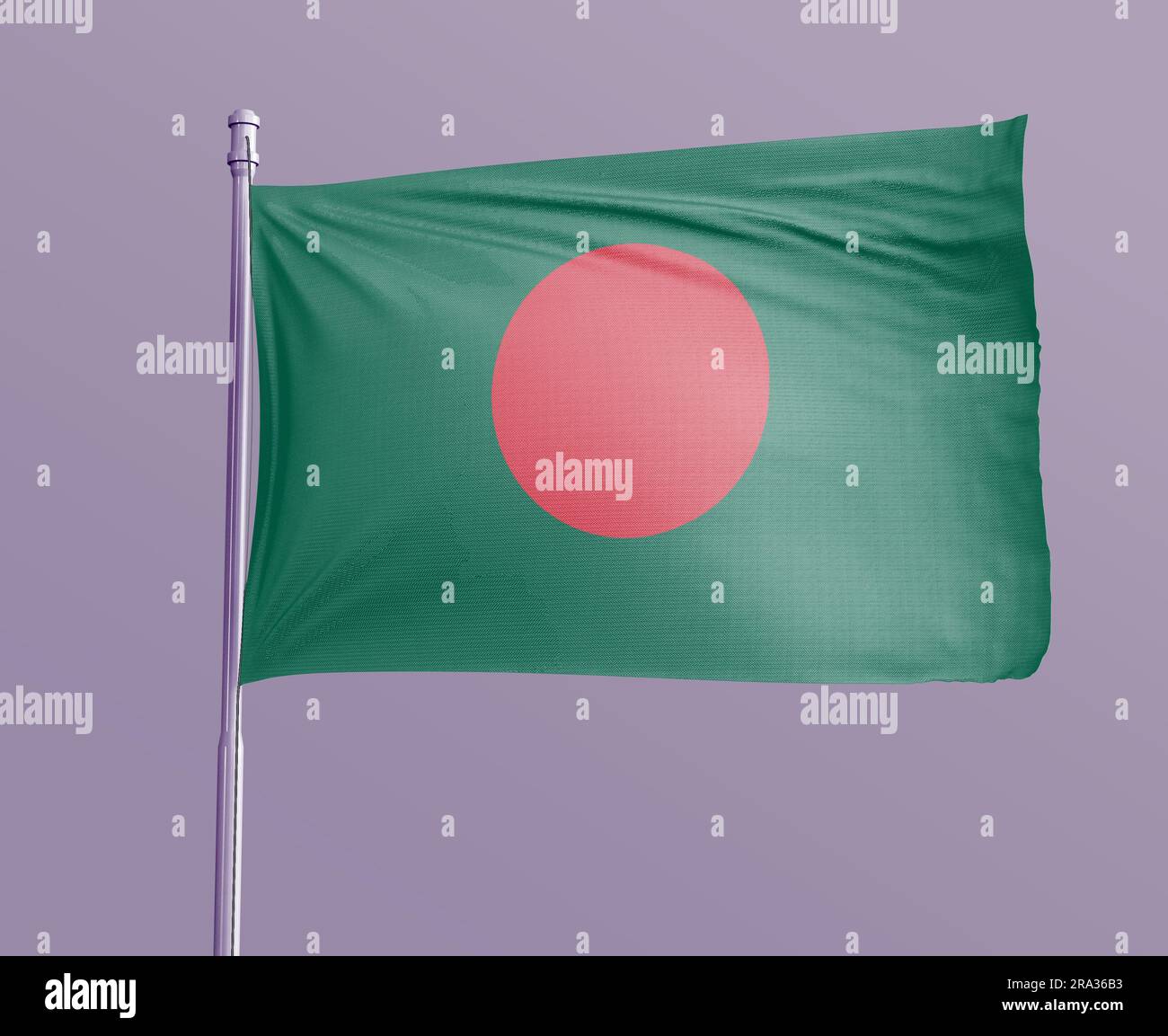 Bangladesh flag hd premium quailty download Foto Stock