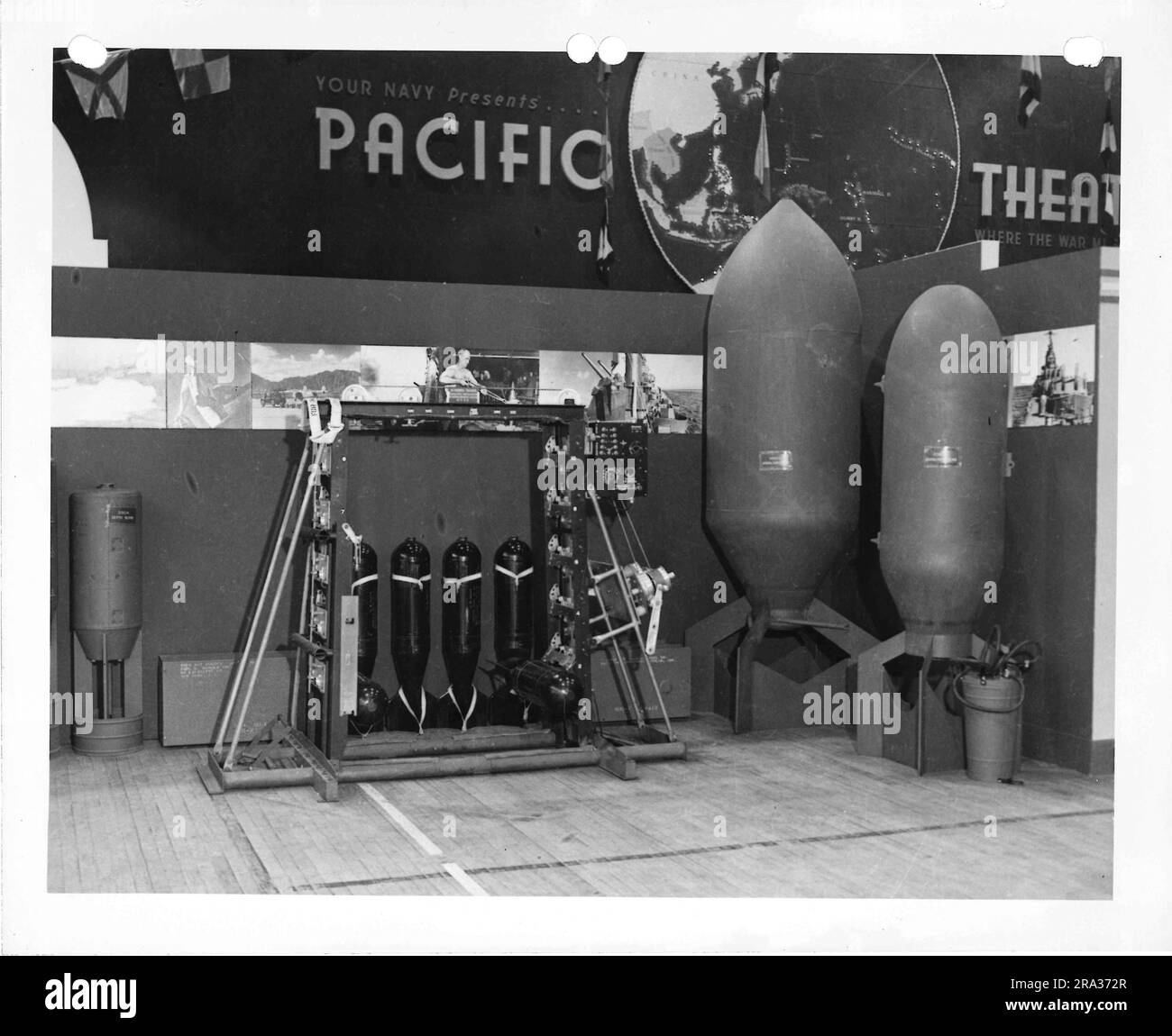 Fotografia della mostra bomba. Foto Stock