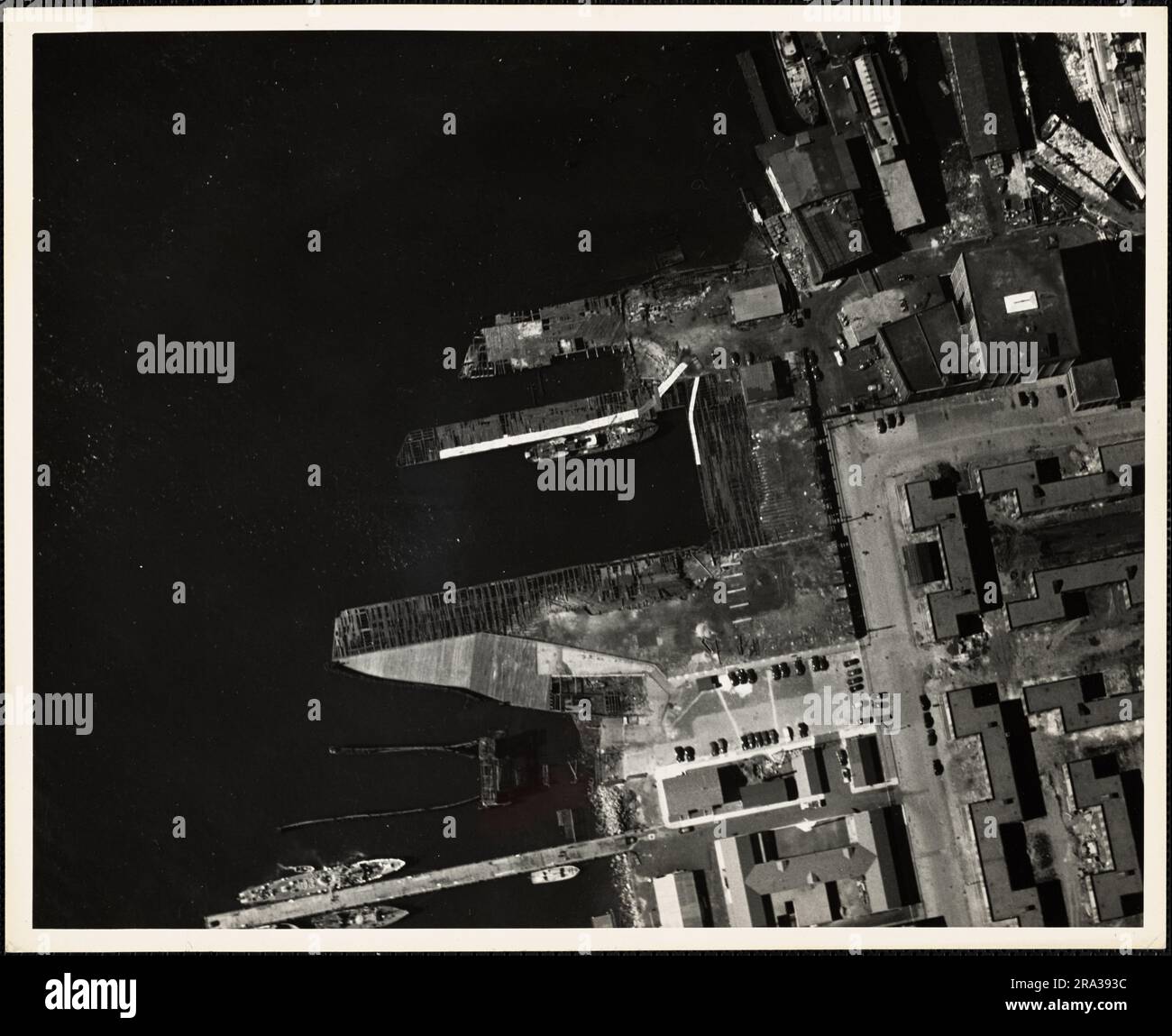 Maritime Coal Company, East Boston, Massachusetts. 1939 - 1947. Foto Stock