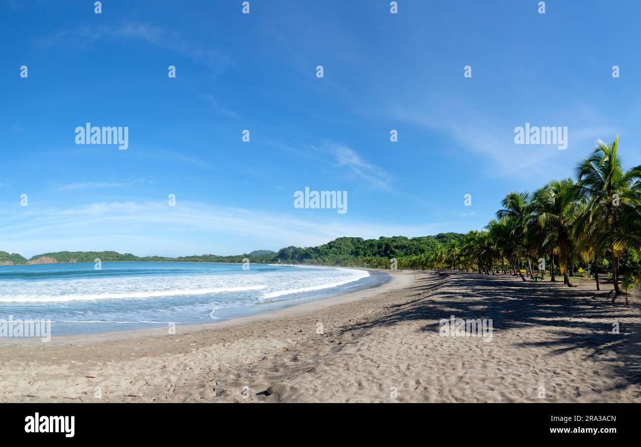 Costa Rica pacific Beach, Playa carrillo Guanacaste Foto Stock