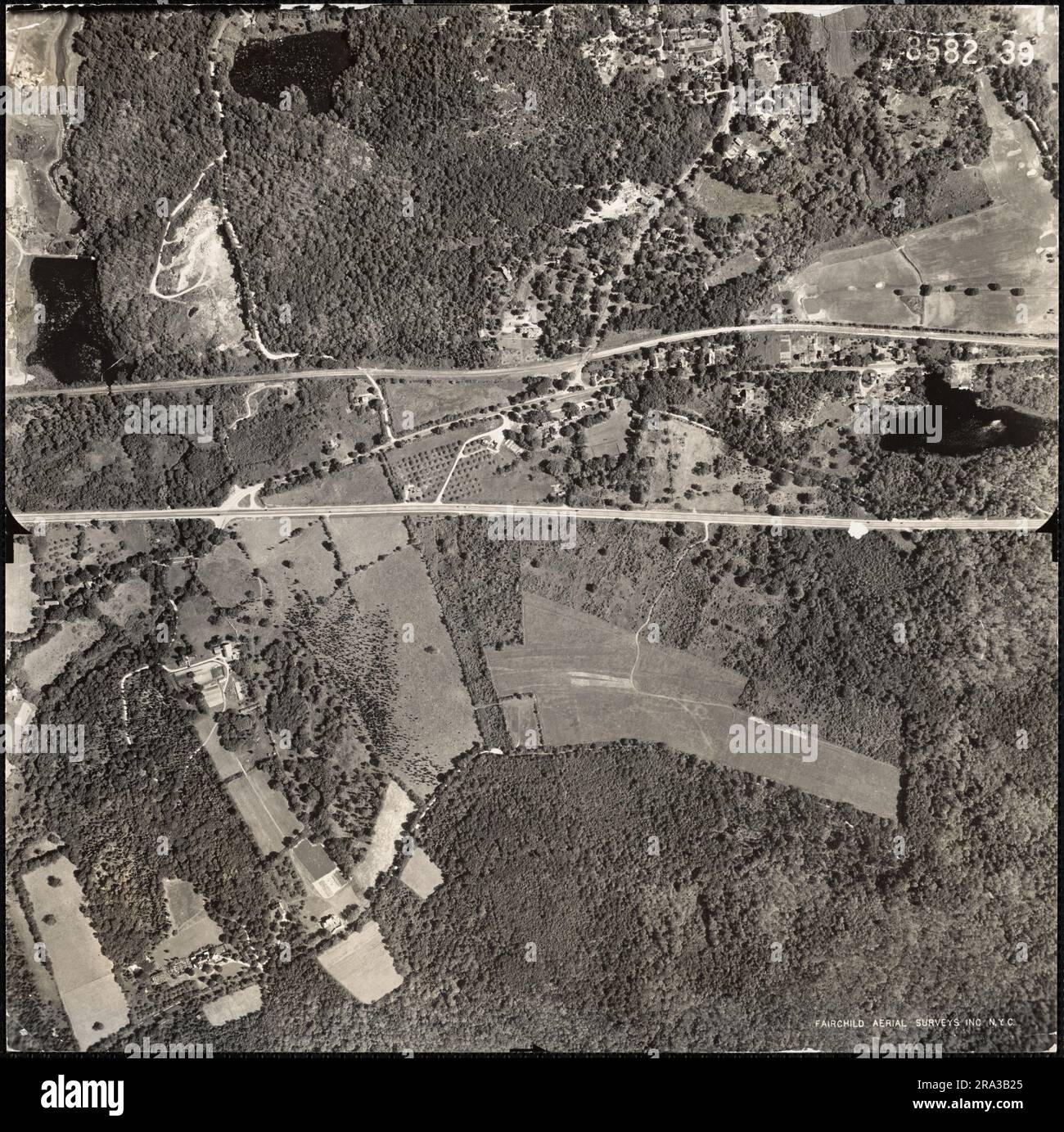 Area vicino a Hingham, Massachusetts. 1939 - 1947. Foto Stock