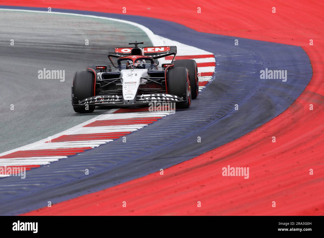 Spielberg, Austria. 30 giugno 2023. Formula 1 Rolex Gran Premio d'Austria al Red Bull Ring, Austria. Nella foto: N. 21 Nyck De Vries (NLD) di Scuderia AlphaTauri in AlphaTauri AT04 durante le qualifiche © Piotr Zajac/Alamy Live News Foto Stock