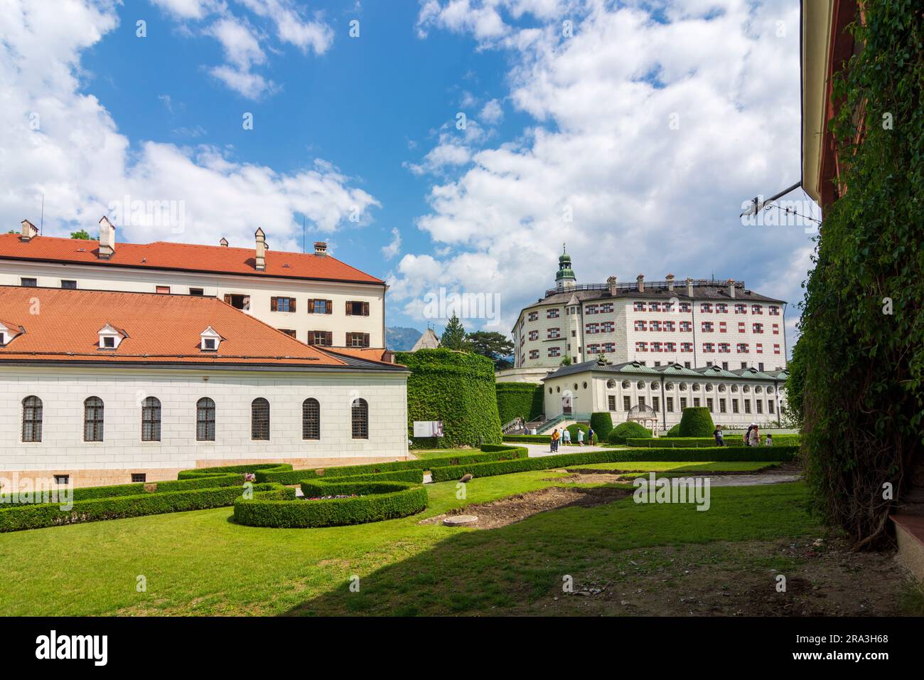 Innsbruck: Castello di Ambras nella regione di Innsbruck, Tirolo, Tirolo, Austria Foto Stock