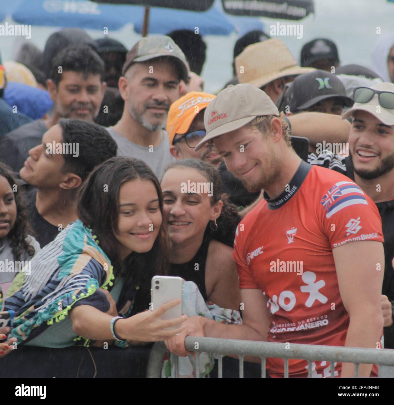 Saquarema, Brasile. 30 giugno 2023. John John Florence (HAW), questo venerdì (30) durante il vivo Rio Pro Saquarema 2023 tappa brasiliana del World Surf League (WSL) World Surf Championship, tenutosi a Itaúna Beach a Saquarema, RJ. Crediti: Luiz Gomes/FotoArena/Alamy Live News Foto Stock