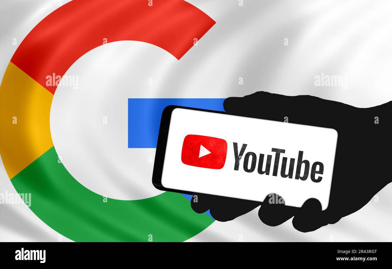 YouTube - condivisione di video online e piattaforma di social media Foto Stock