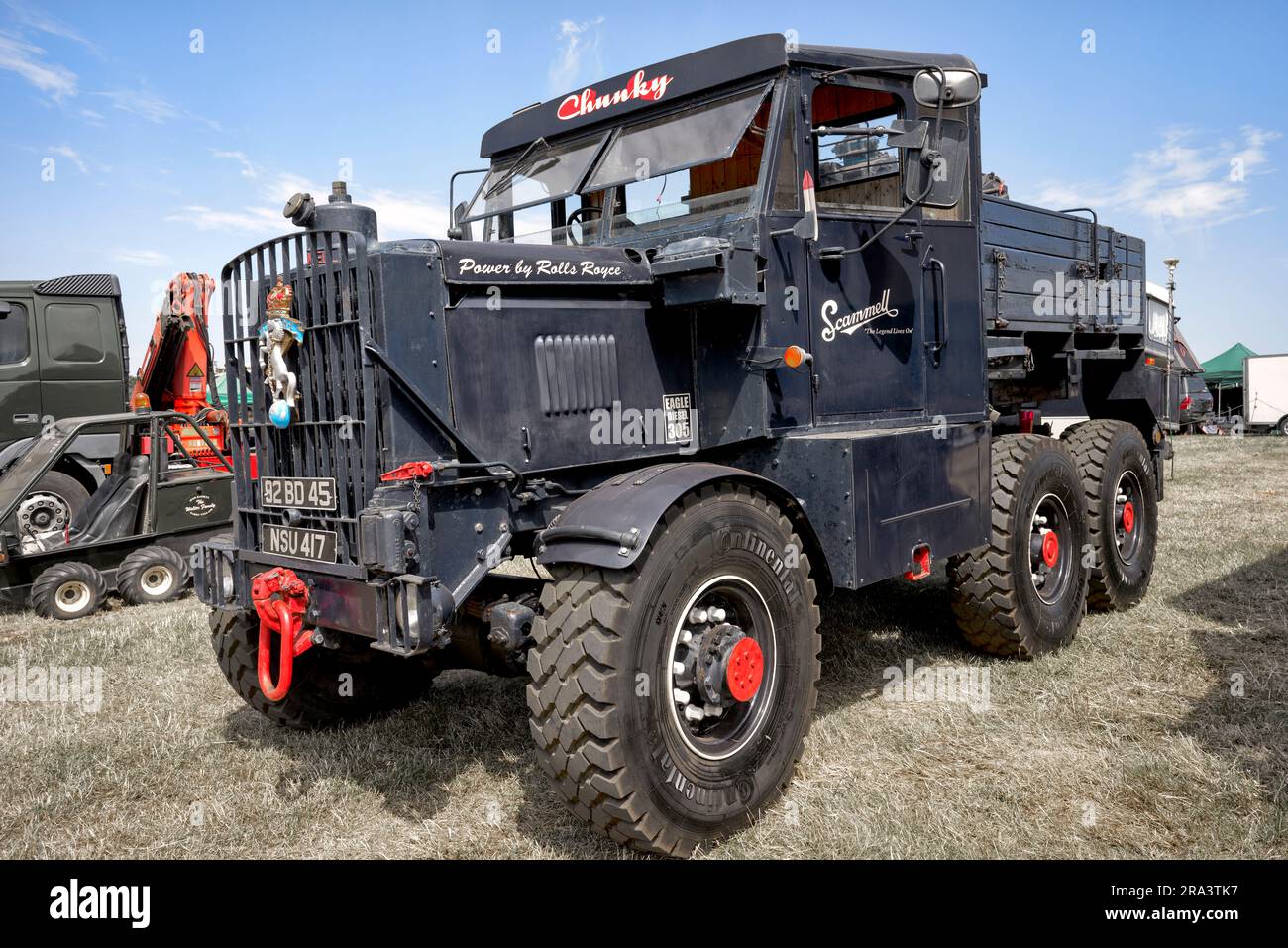 Scammel Explorer 1954 British Army veicolo di recupero post-guerra Foto Stock