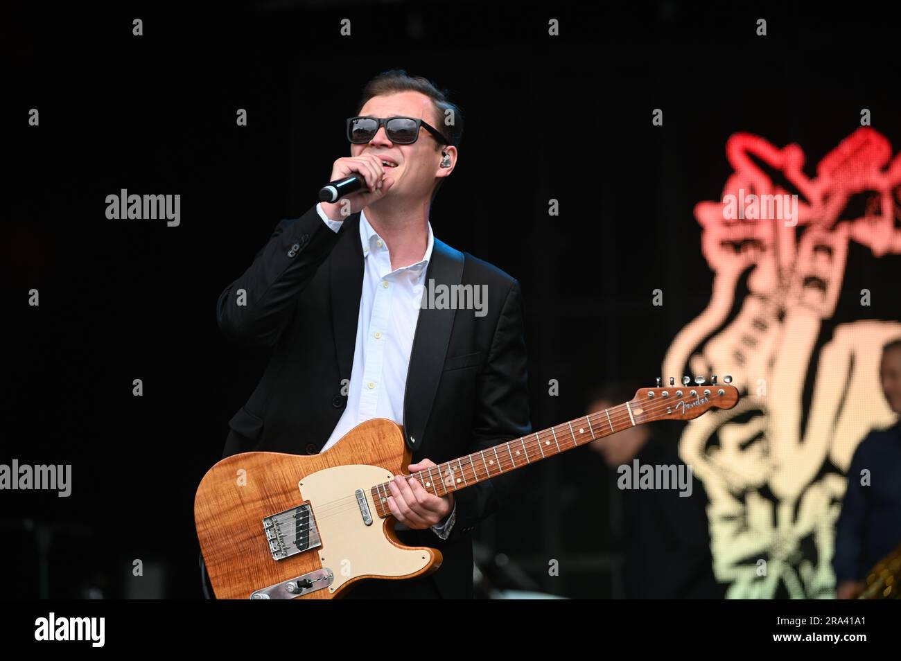 30 giugno 2023, Doncaster, South Yorkshire, U.K: UB40 , Esibirsi all'ippodromo di Doncaster , Doncaster , UK , 30.06.2023 (Credit Image: © Robin Burns/ZUMA Press Wire) SOLO PER USO EDITORIALE! Non per USO commerciale! Foto Stock