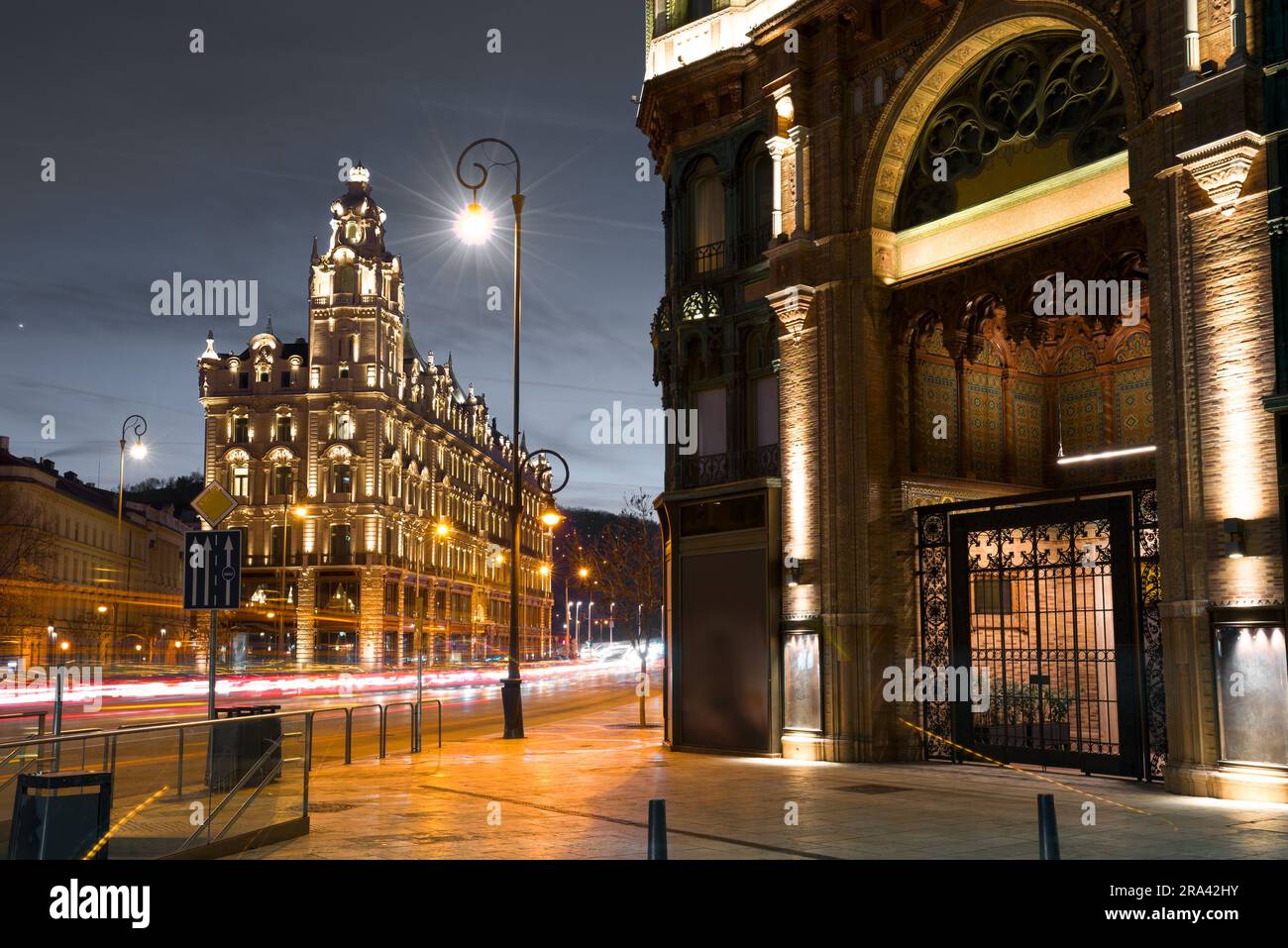 Piazza Ferenciek tere a Budapest Foto Stock