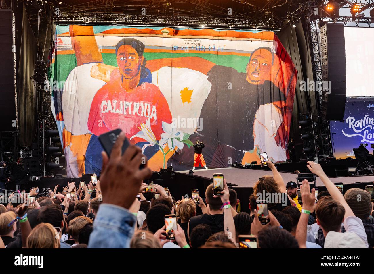 ROTTERDAM - Kendrick Lamar durante un'esibizione al festival hip-hop internazionale Rolling Loud a Rotterdam Ahoy. ANP JESSE WENSING netherlands Out - belgium Out Foto Stock