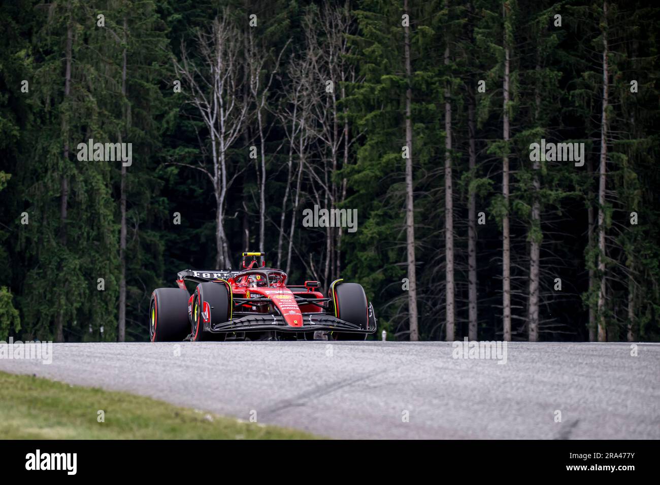 Spielberg, Austria, giugno 30, Carlos Sainz, spagnolo, gareggia per la Ferrari. Qualifica, round 10 del campionato di Formula 1 2023. Crediti: Michael Potts/Alamy Live News Foto Stock