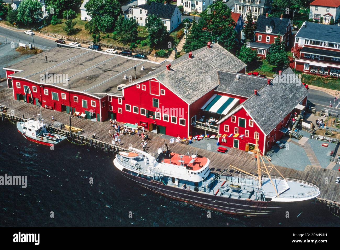 Immagine aerea di Lunenburg, nuova Scozia, Canada Foto Stock