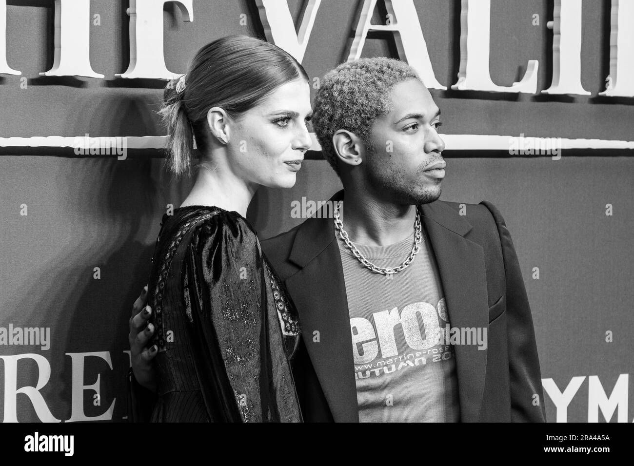 Gli ospiti assistono alla proiezione di gala del Regno Unito di 'Chevalier' presso l'Everyman Borough Yards con: Lucy Boynton, Kelvin Harrison Jr dove: Londra, Regno Unito quando: 30 maggio 2023 crediti: Phil Lewis/WENN Foto Stock