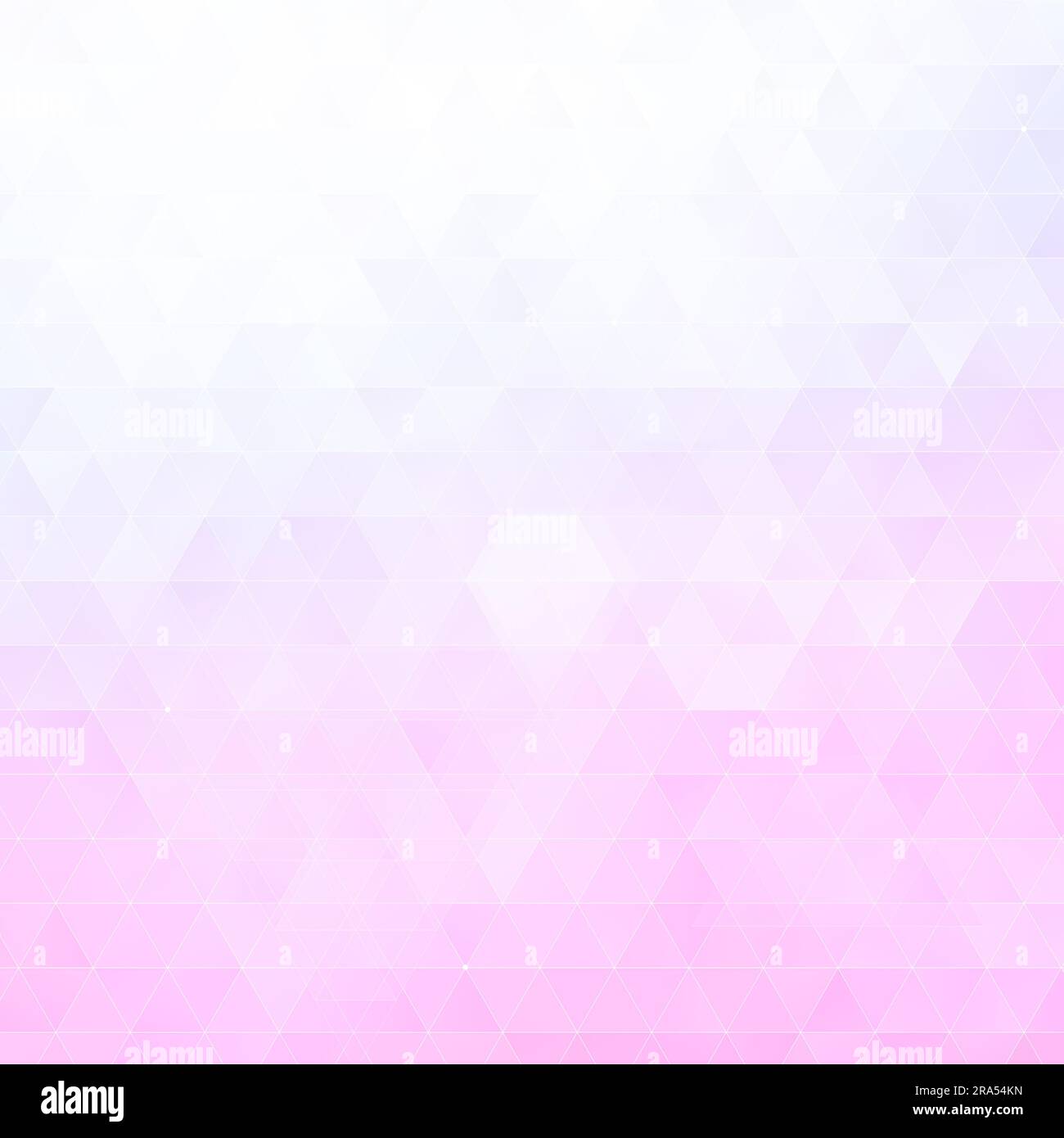 Sfondo astratto composto da numerosi triangoli bianchi, rosa chiaro e rosa. Sfondo a forma triangolare geometrica full frame ad alta risoluzione, spazio di copia. Foto Stock