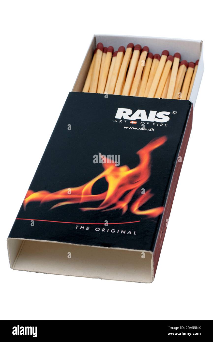 Scatola di Rais Long abbinamenti per illuminazione stufa Foto Stock