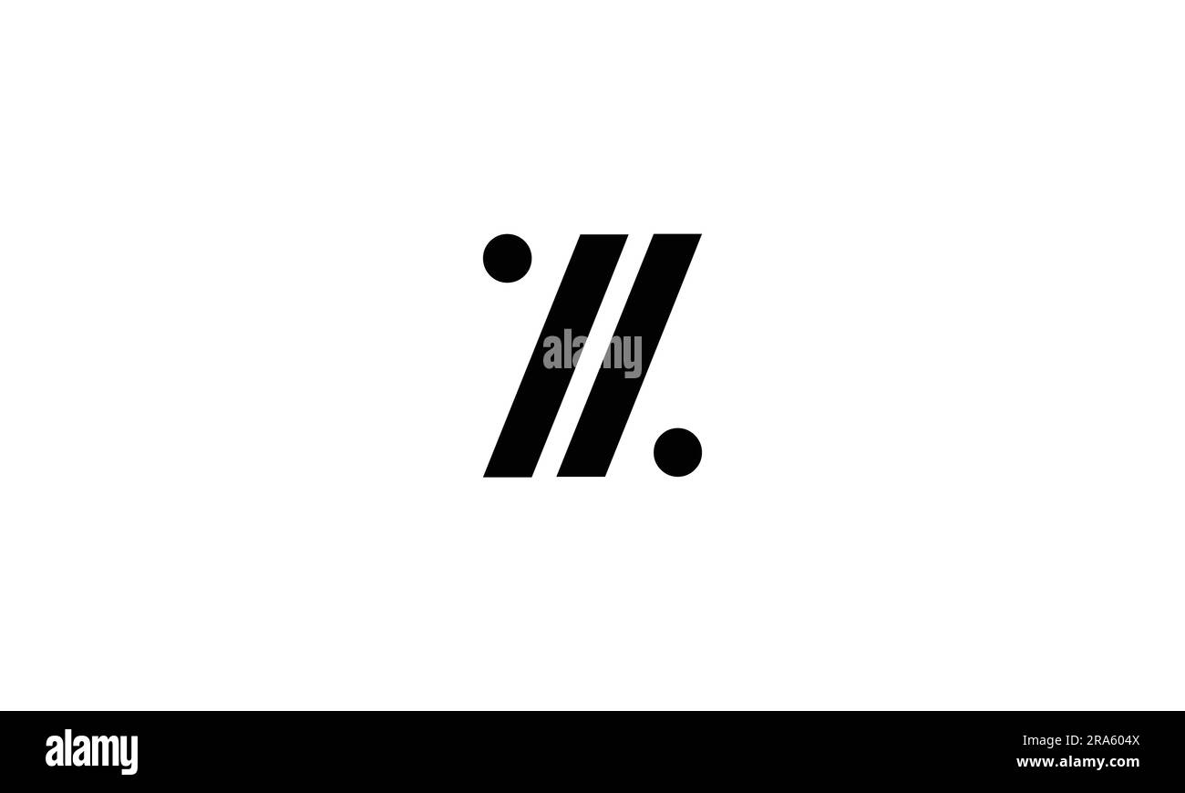 ZL, LZ, monogramma con logo di lettere astratte Illustrazione Vettoriale