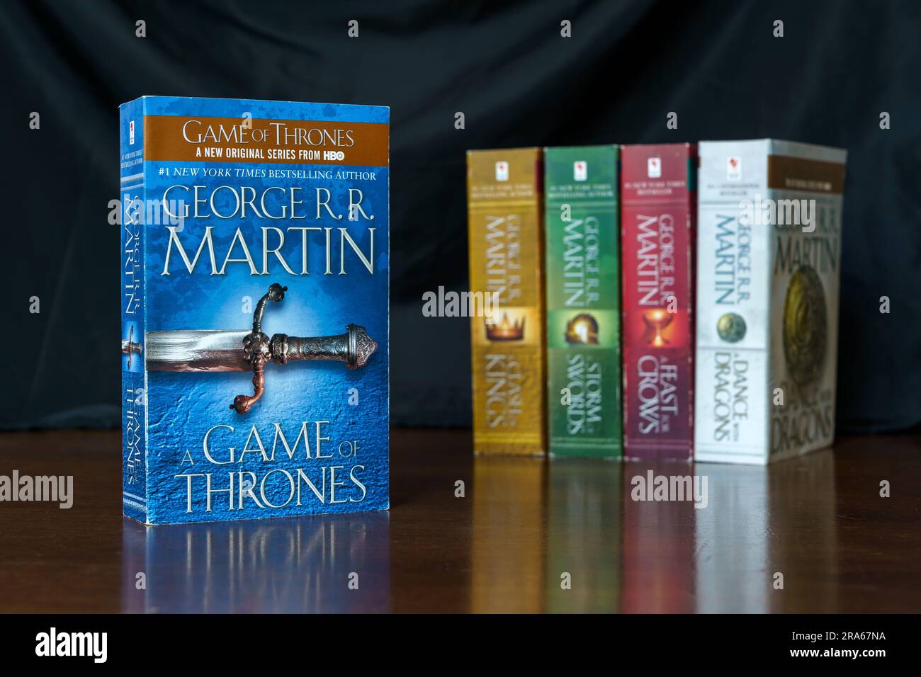 A Game of Thrones e Song of Ice and Fire serie di libri fantasy di George R. R. Martin. Lahti, Finlandia. 18 giugno 2023. Foto Stock