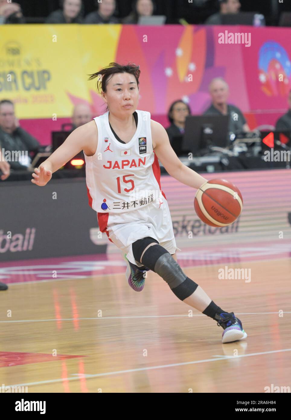 Sydney, Australia. 1 luglio 2023. Nako Motohashi, squadra di pallacanestro femminile giapponese, ha visto in azione durante la FIBA Women's Asia Cup 2023 Division Una partita tra Giappone e nuova Zelanda al Quay Centre. Punteggio finale; Giappone 88:52 nuova Zelanda. Credito: SOPA Images Limited/Alamy Live News Foto Stock