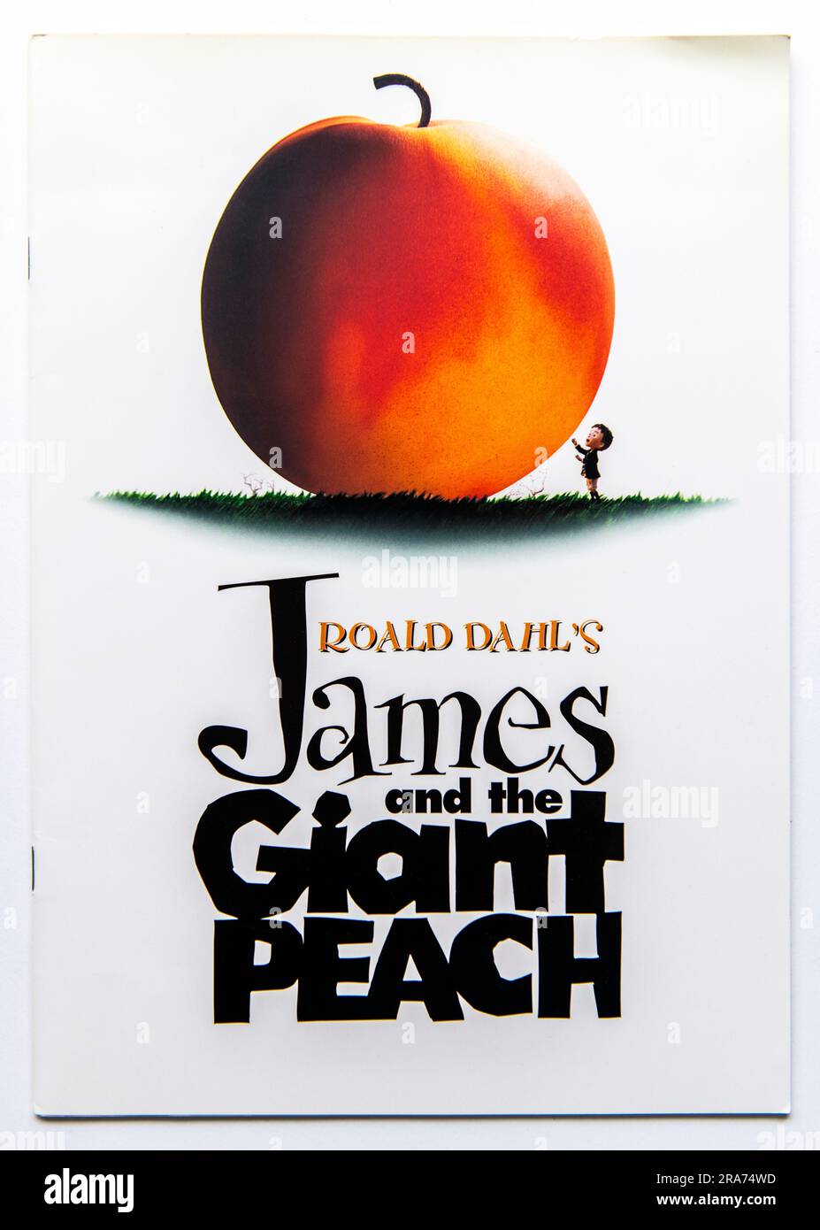 Prima copertina di informazioni pubblicitarie per il film James and the Giant Peach, uscito nel 1996 Foto Stock