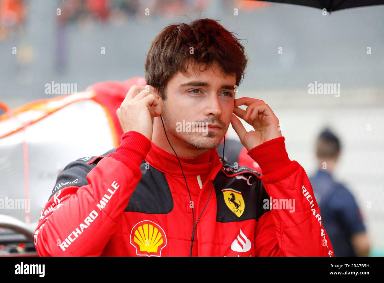 Spielberg, Austria. 1 luglio 2023. Formula 1 Rolex Gran Premio d'Austria al Red Bull Ring, Austria. Sprint Race nella foto: Charles Leclerc (MON) della Scuderia Ferrari © Piotr Zajac/Alamy Live News Foto Stock