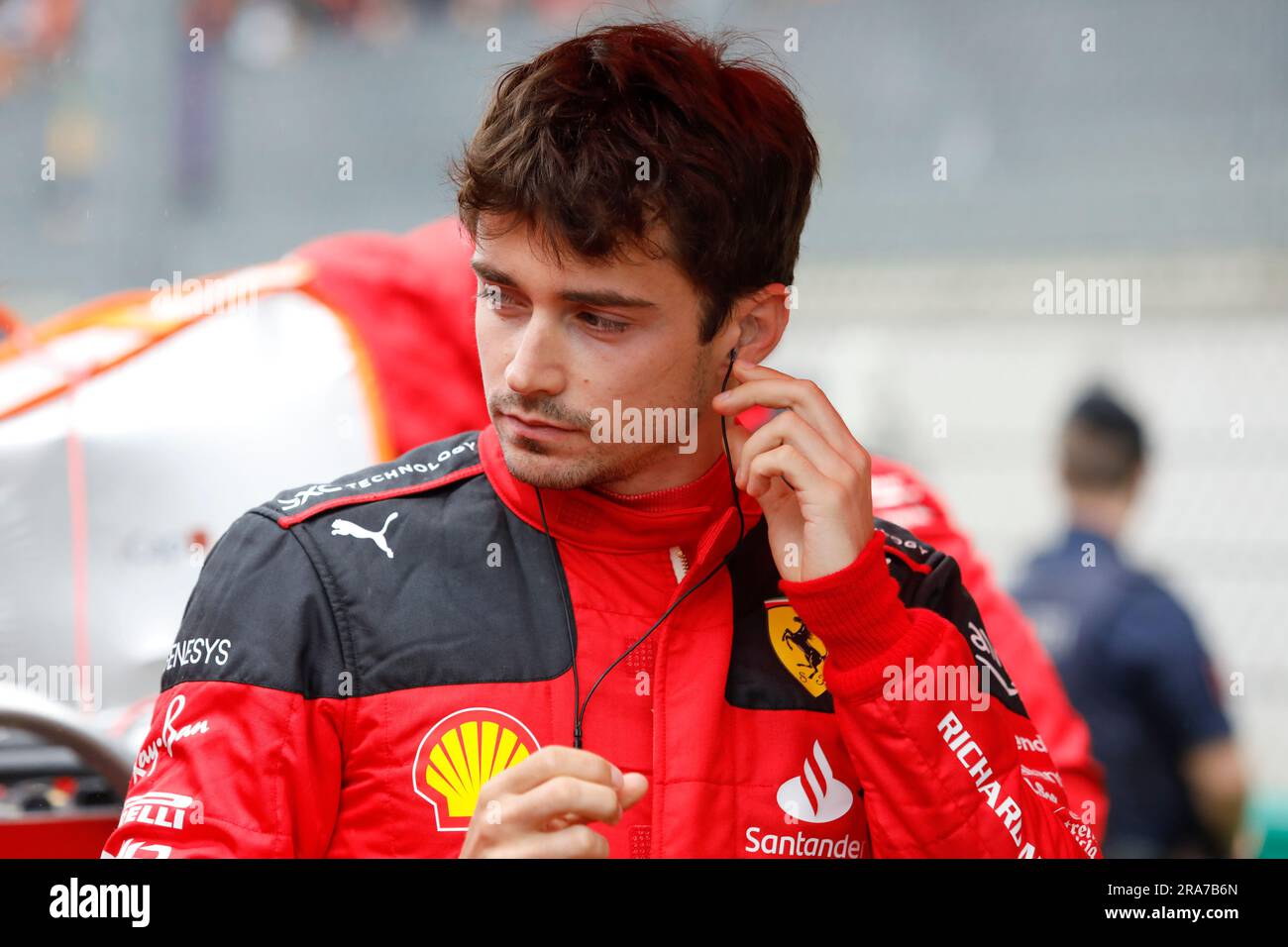 Spielberg, Austria. 1 luglio 2023. Formula 1 Rolex Gran Premio d'Austria al Red Bull Ring, Austria. Sprint Race nella foto: Charles Leclerc (MON) della Scuderia Ferrari © Piotr Zajac/Alamy Live News Foto Stock