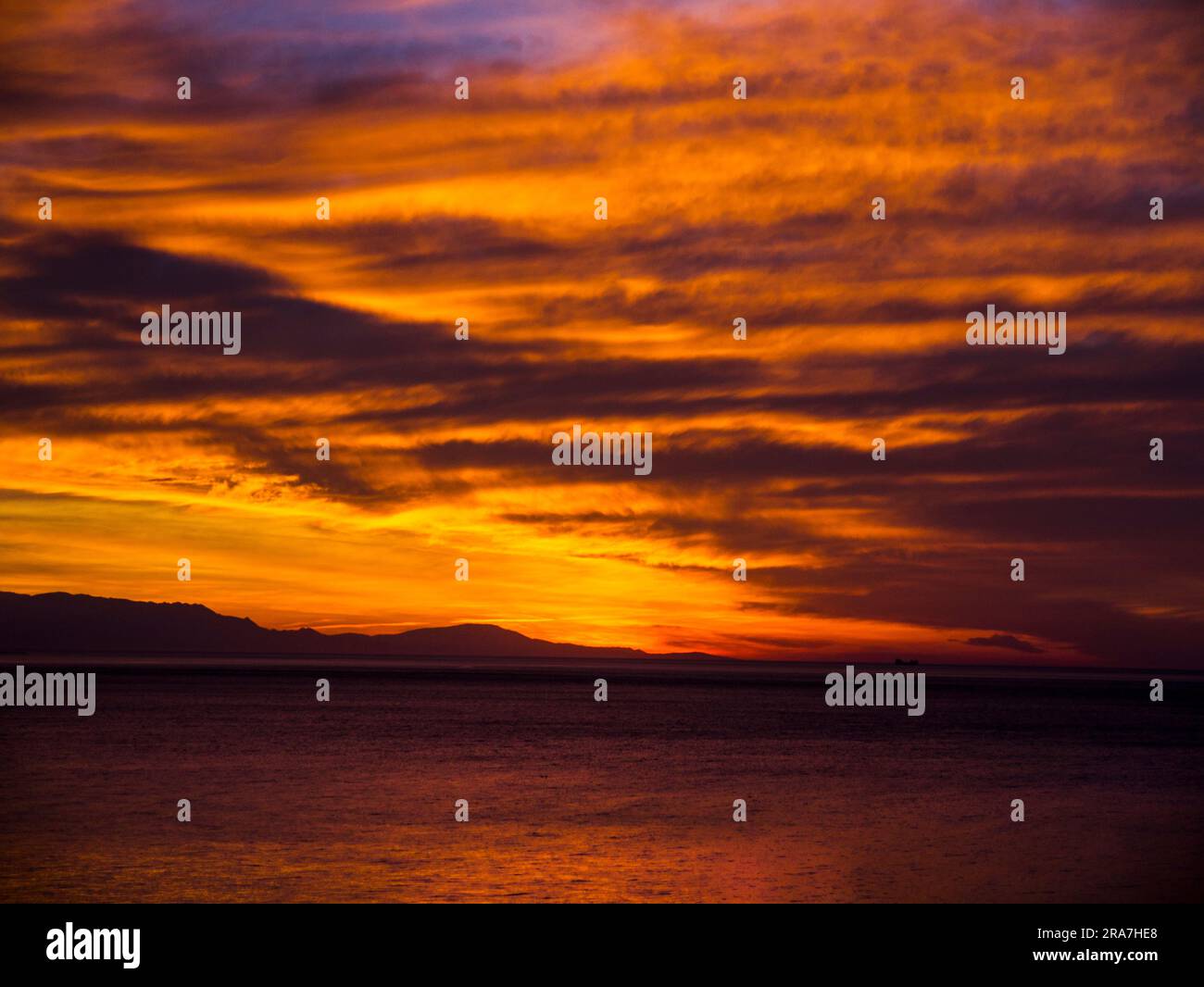 Alba sulla Costa del Sol in Spagna Foto Stock Alba sulla Costa del Sol in Spagna Foto Stock