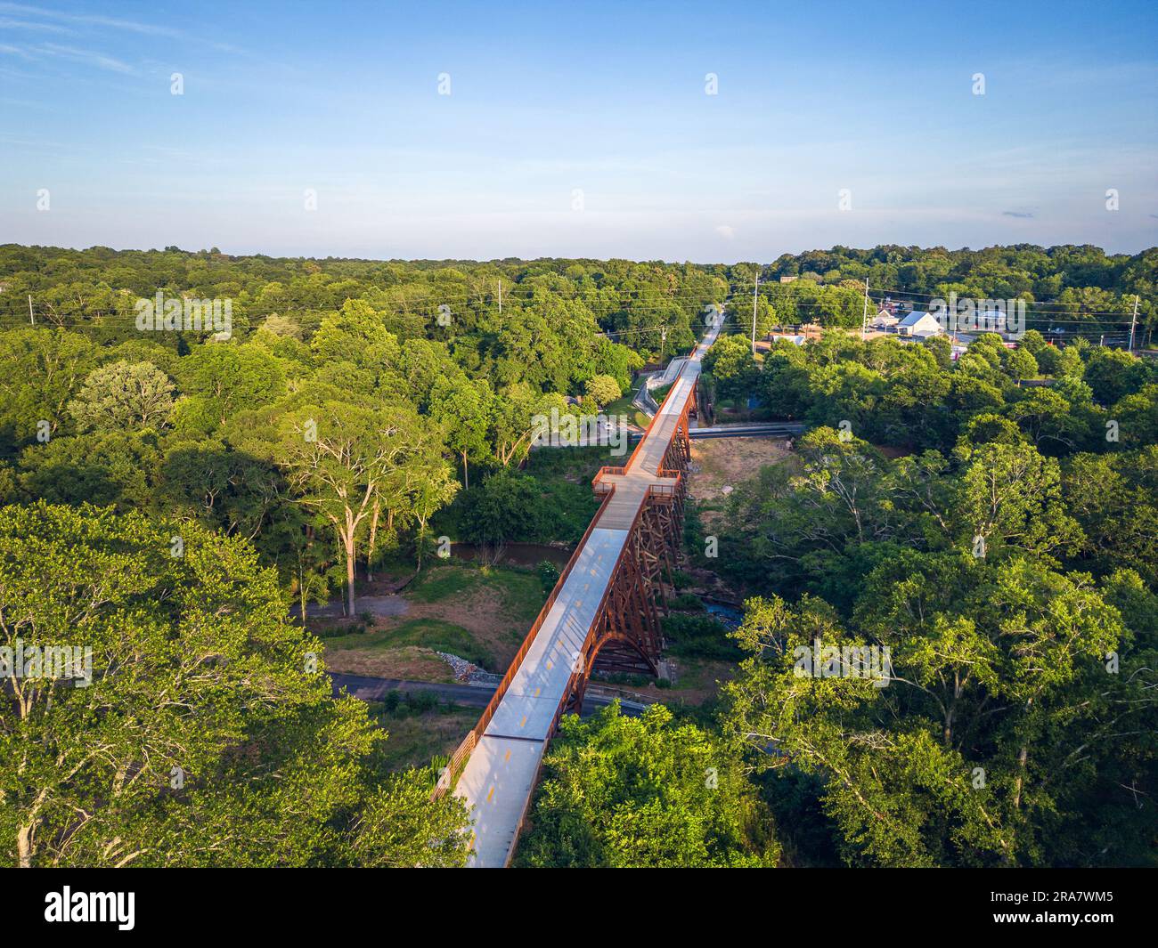 Athens, Georgia, USA Trestle. Foto Stock