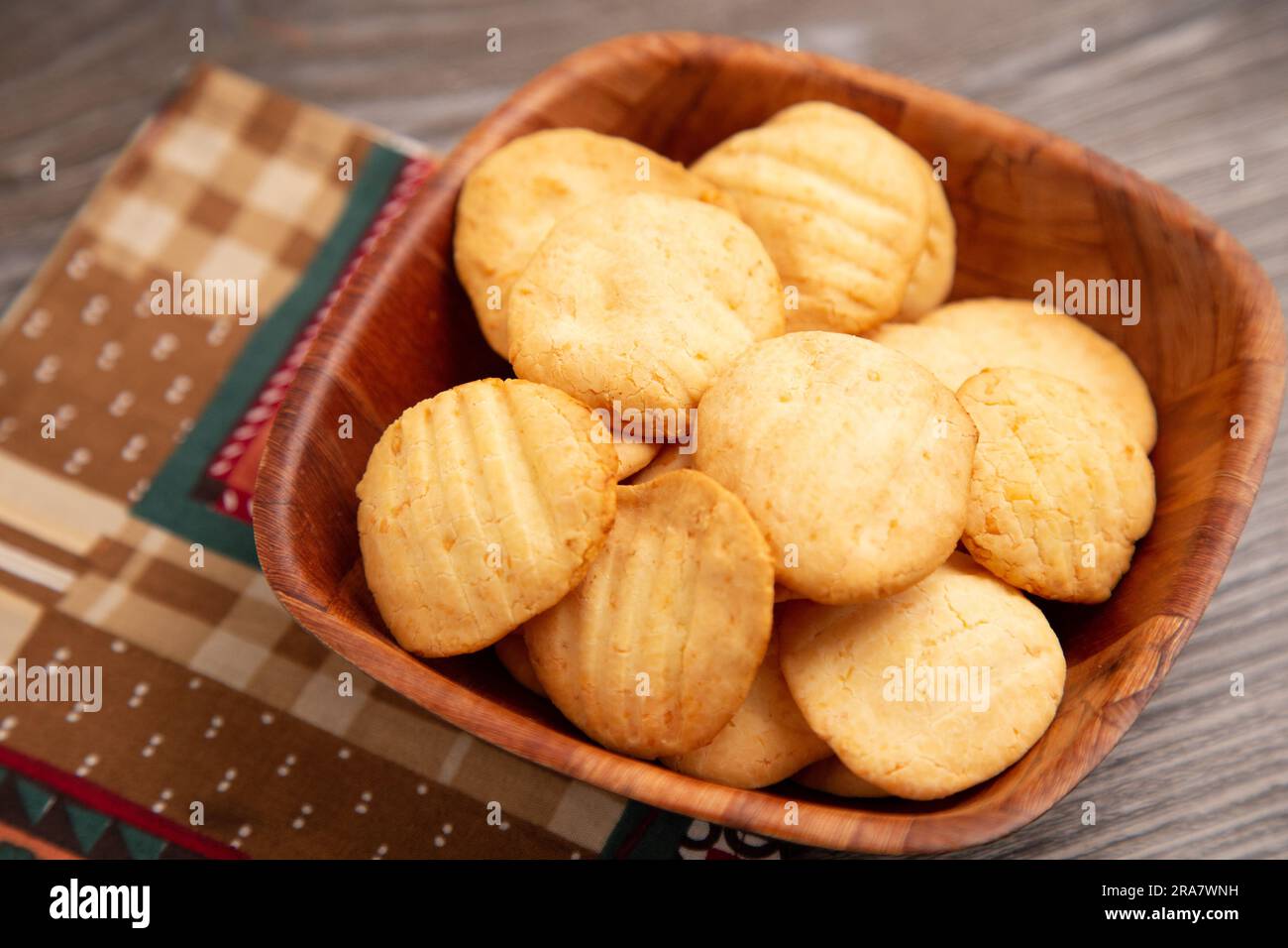 Biscotti al Parmigiano Reggiano, una delizia salata e formaggi perfetta per uno spuntino o come contorno Foto Stock