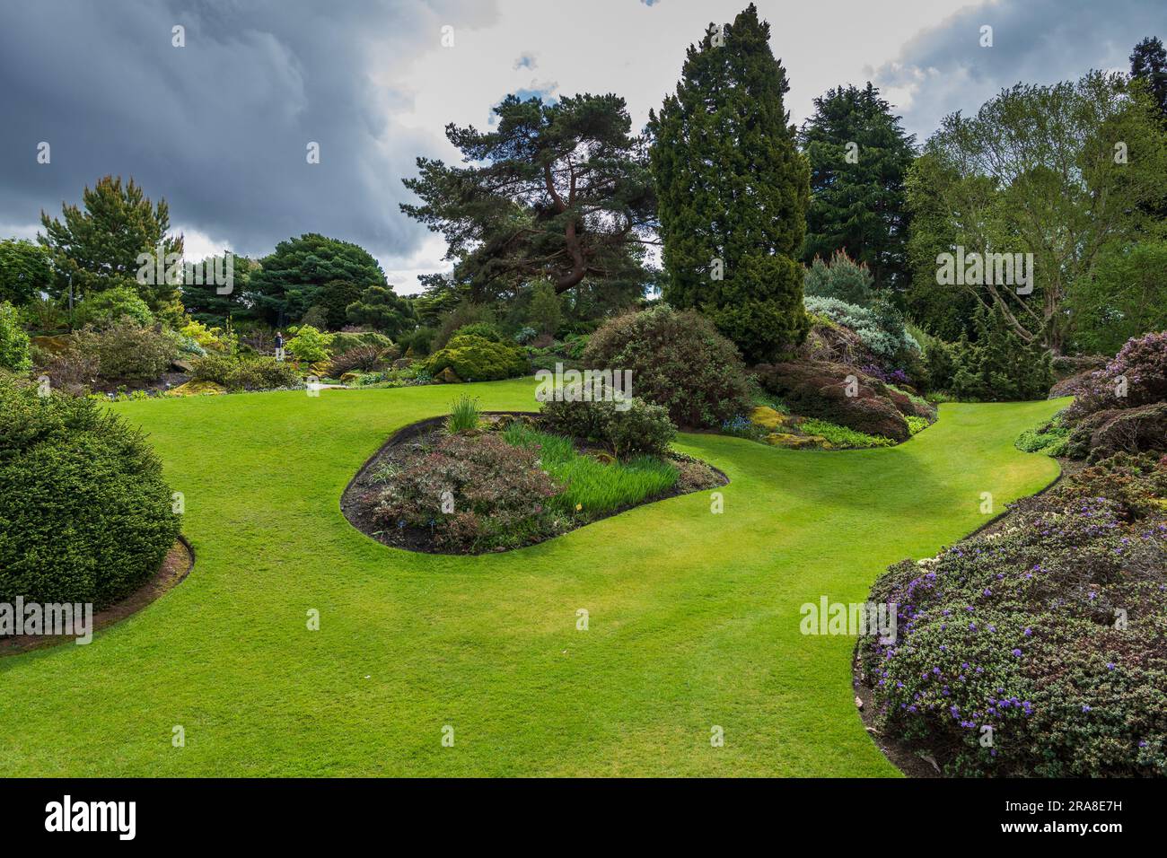 Il Royal Botanic Garden di Edimburgo nella città di Edimburgo, Scozia, Regno Unito. Foto Stock