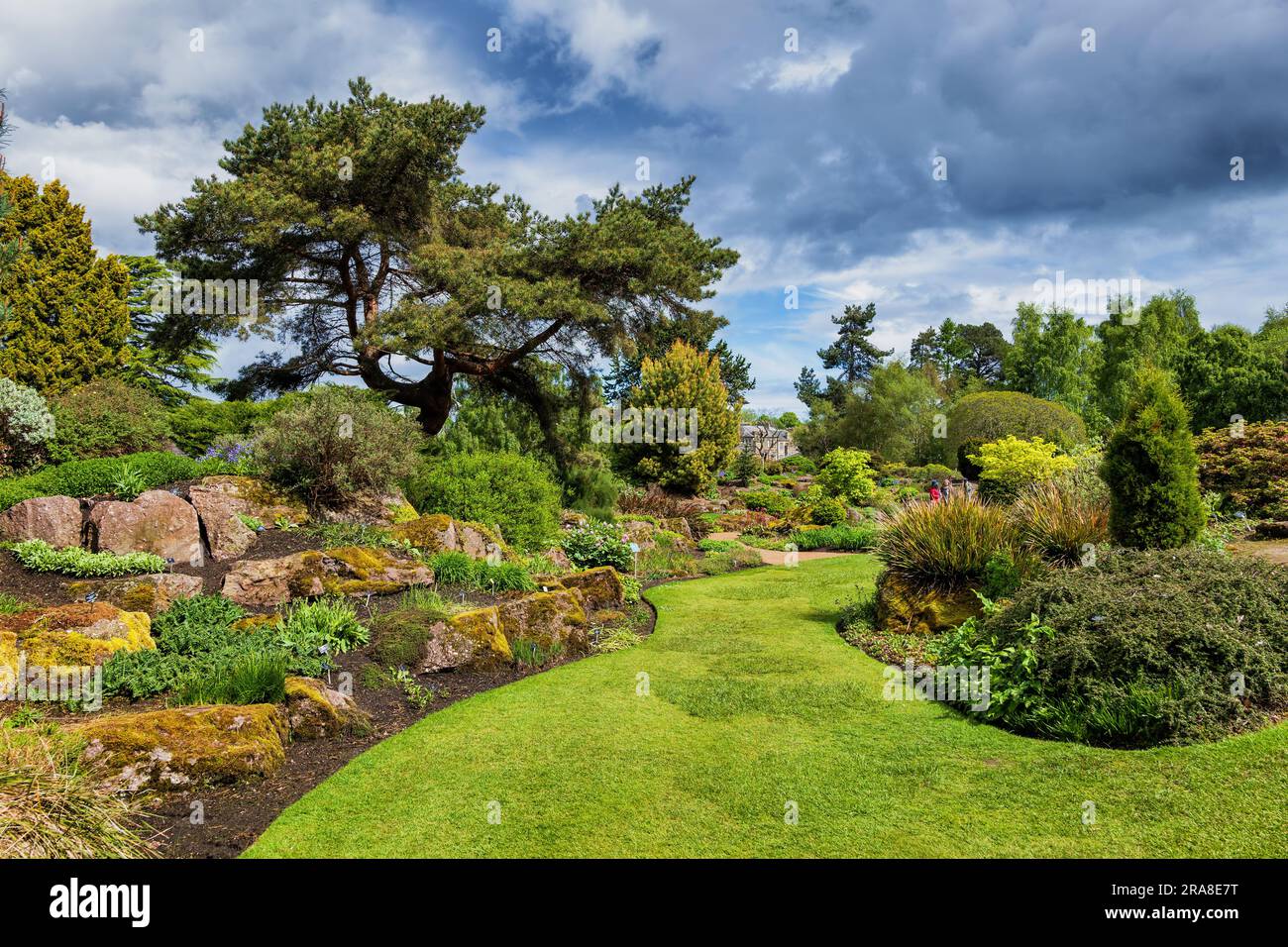 Il Royal Botanic Garden di Edimburgo nella città di Edimburgo, Scozia, Regno Unito. Foto Stock