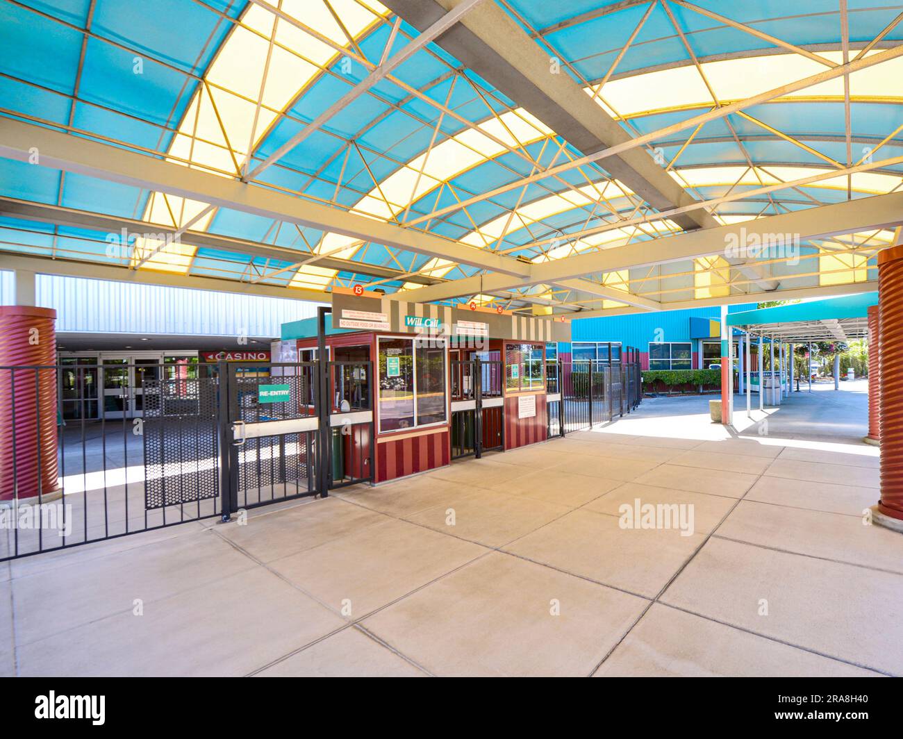 Il biglietto per Emerald Downs sarà valido sia per l'ippodromo Foto Stock