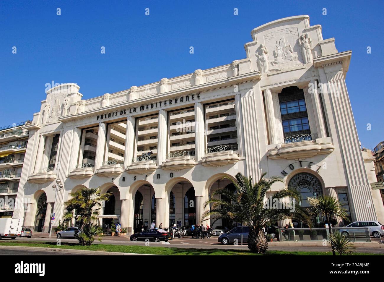 Hotel Palais de la Mediterranee, Nizza, Alpi marittime, Provenza-Alpi-Costa Azzurra, Francia meridionale Foto Stock