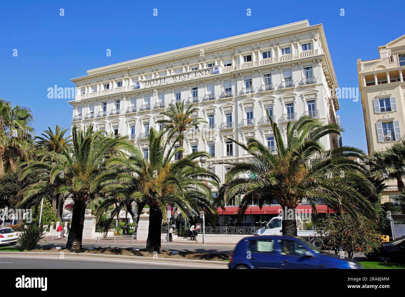 Hotel West End, Nizza, Alpi marittime, Provenza-Alpi-Costa Azzurra, Francia meridionale Foto Stock