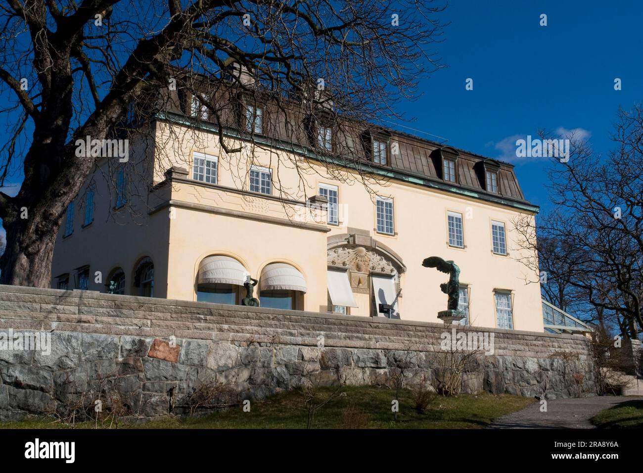 Prince Eugene Art Museum, Waldemarsudde, Djurgarden Peninsula, Stoccolma, Svezia, Galleria d'arte Prins Eugens, Frisens Park Foto Stock