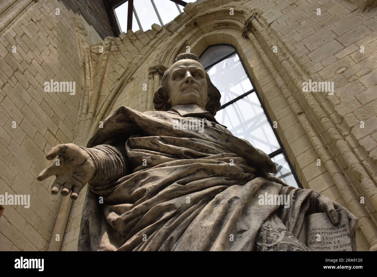 Statua del cardinale cheverus di David d'Angers. Foto Stock