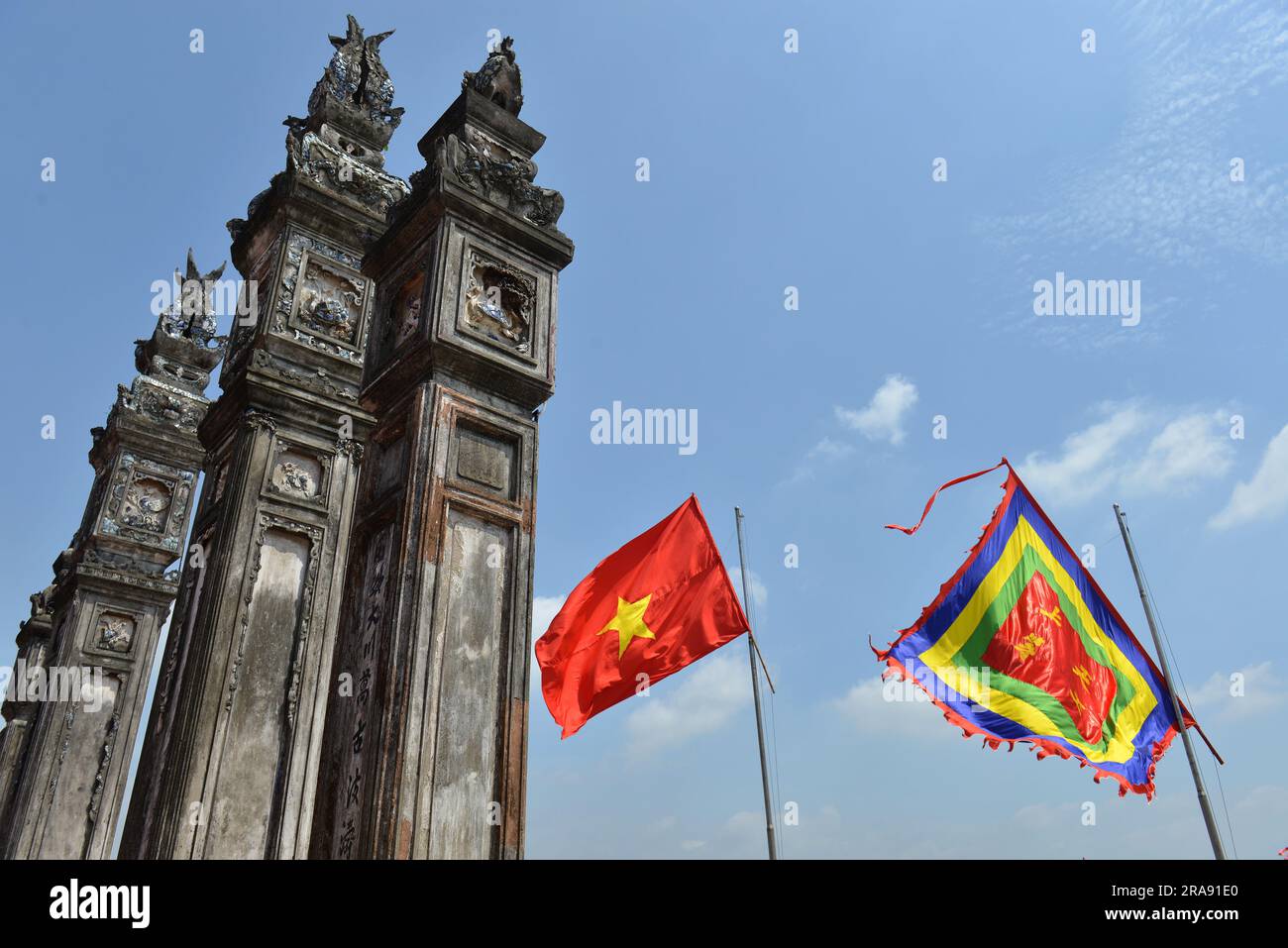 Il tradizionale Festival del villaggio di Chem, ha noi, Vietnam 2023. 越南旅游, वियतनाम पर्यटन, 베트남 관광, ベトナム観光, ឌូលីច វៀតណាម, Foto Stock