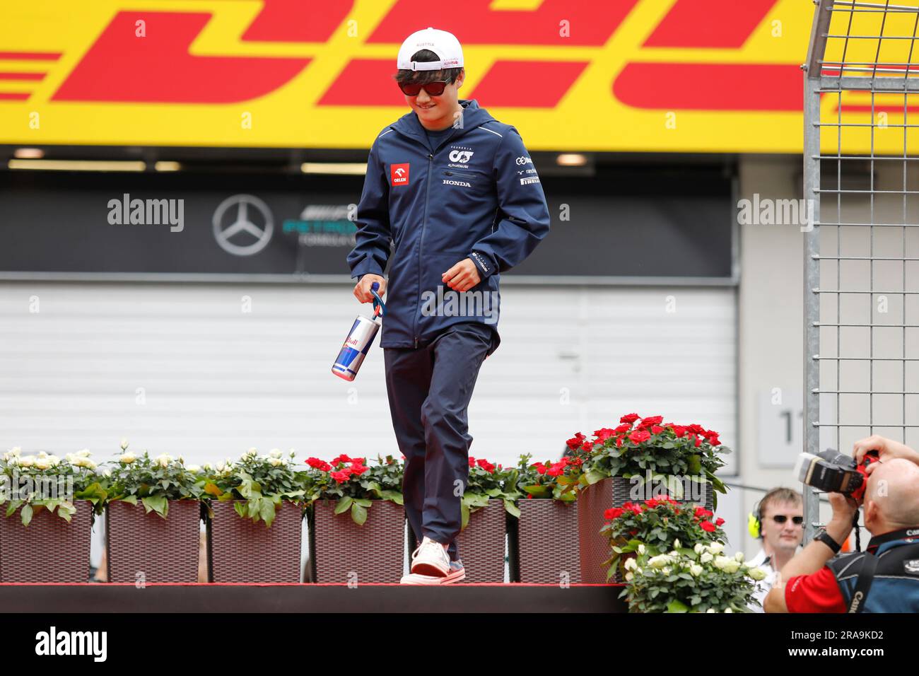 Spielberg, Austria. 2 luglio 2023. Formula 1 Rolex Gran Premio d'Austria al Red Bull Ring, Austria. Nella foto: Yuki Tsunoda (JPN) di Scuderia AlphaTauri © Piotr Zajac/Alamy Live News Foto Stock
