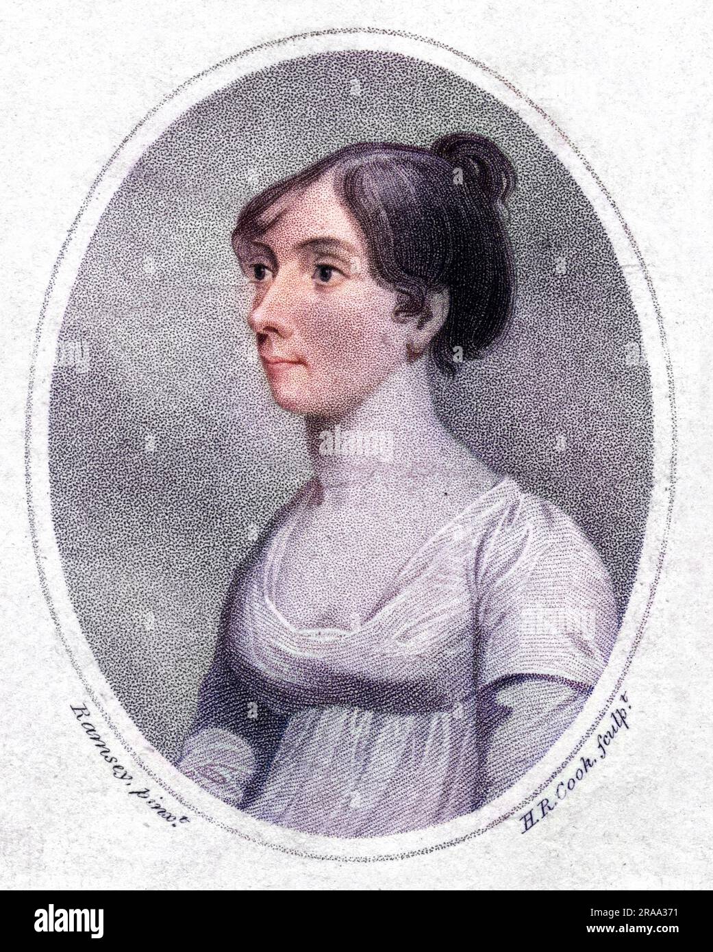 HENRIETTA MOSSE (nee Riviere) romanziera, moglie di Isaac mosse, autrice di diversi romanzi e drammi. Data: 1770? - 1835 Foto Stock