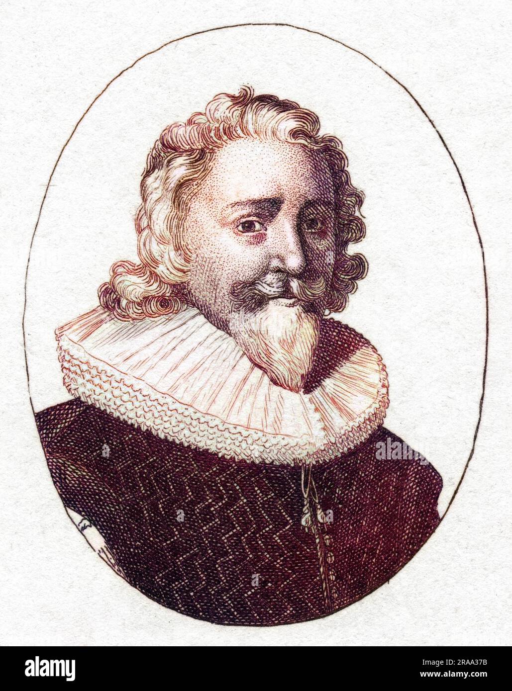 SIR BENJAMIN RUDYERD Surveyor of His Majesty's Wardes and Liveries, poeta. Data: 1572 - 1658 Foto Stock