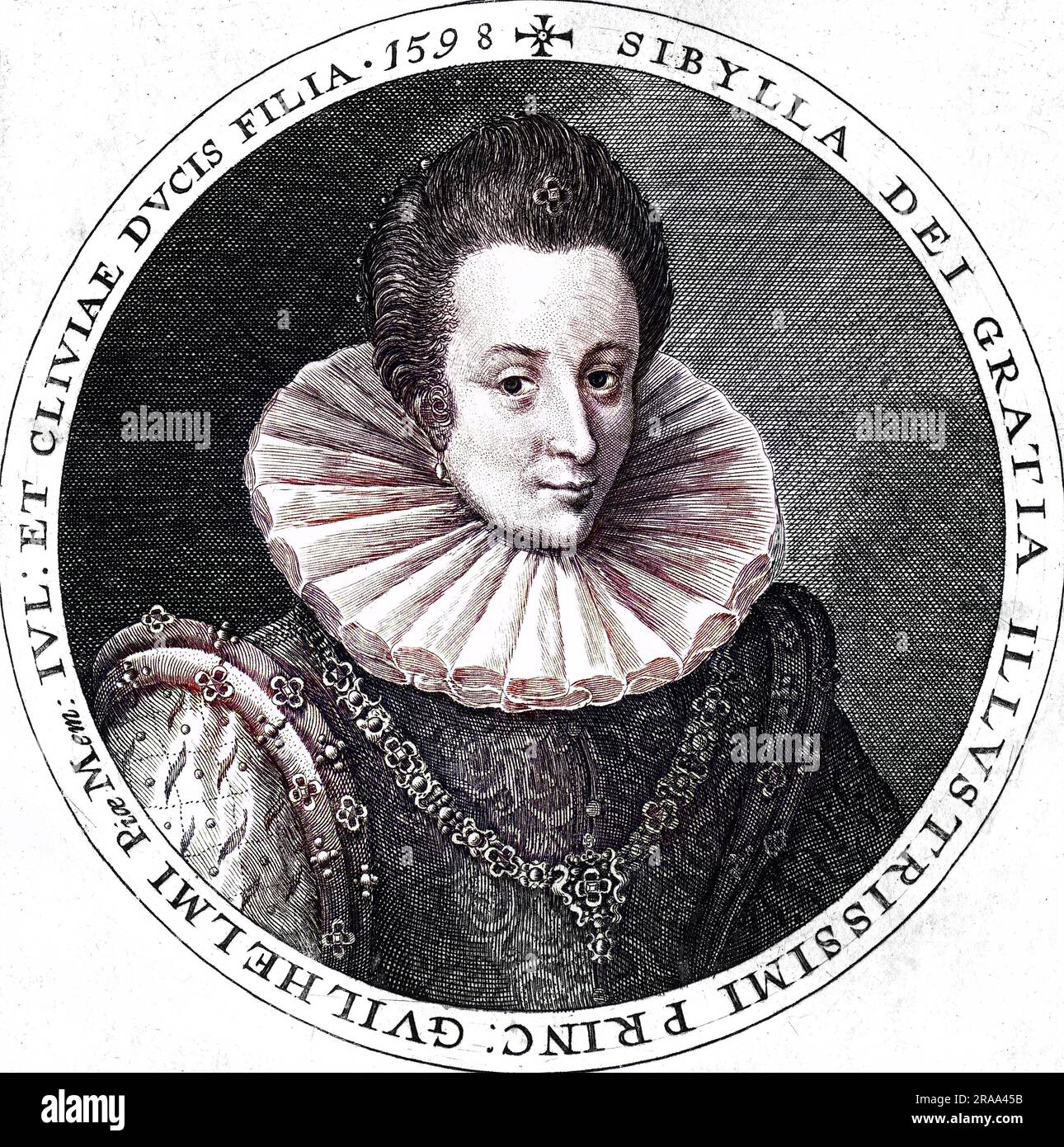 SIBILLA principessa di JULICH CLEVES BERG figlia del Prinz Wilhelm Data: 1512 - 1554 Foto Stock