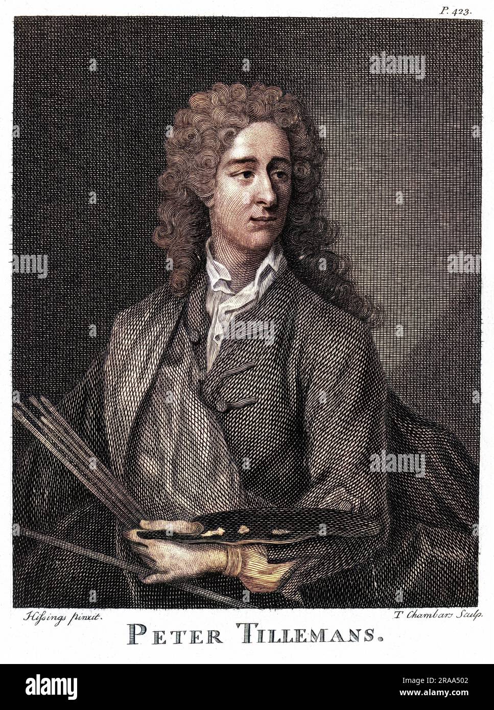 PETER TILLEMANS (1684 - 1734), artista olandese-inglese. Foto Stock