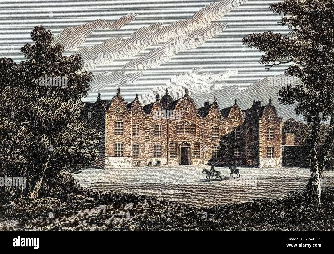 Harefield House, Hillingdon Data: 1811 Foto Stock