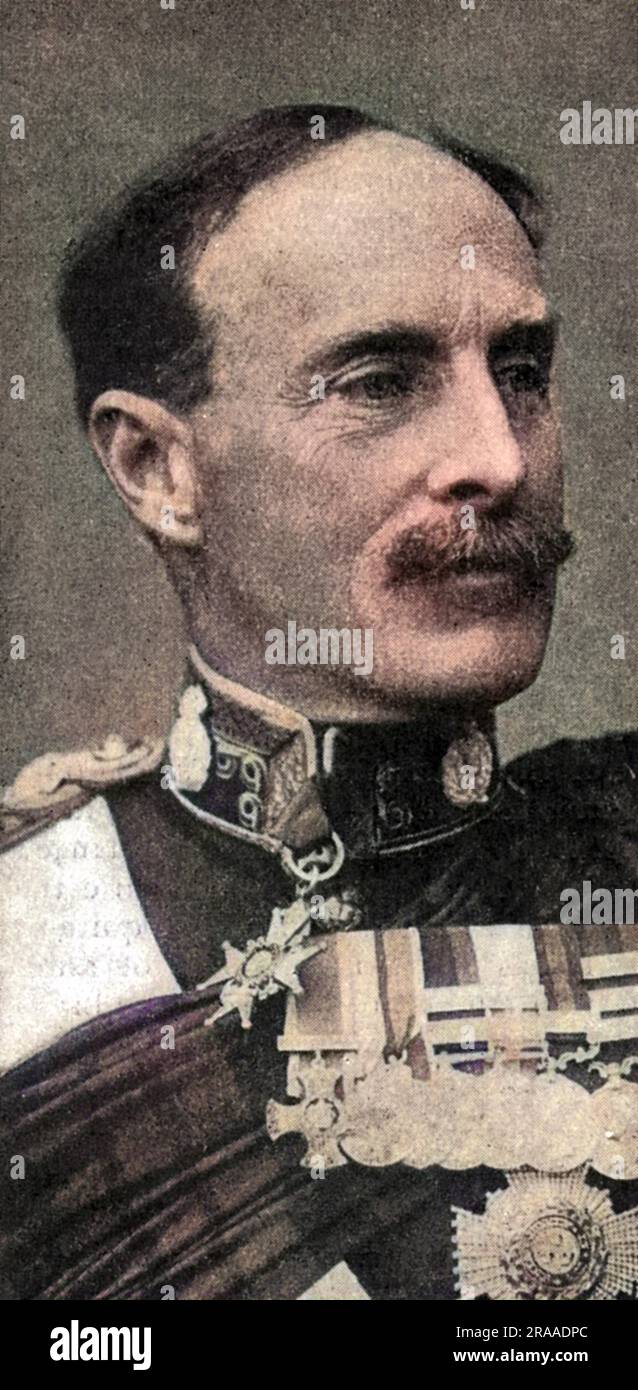 Il generale Sir Ian Standish Monteith Hamilton (1853-1947), ufficiale dell'esercito britannico, qui raffigurato nel 1915. Hamilton era meglio conosciuto per aver comandato la malfatata forza di spedizione Mediterranea nei Dardanelli durante la Battaglia di Gallipoli. Servì anche nella prima e seconda guerra dei boeri, nella seconda guerra anglo-afghana, nella guerra mahdista e nella guerra russo-giapponese. Data: 1915 Foto Stock