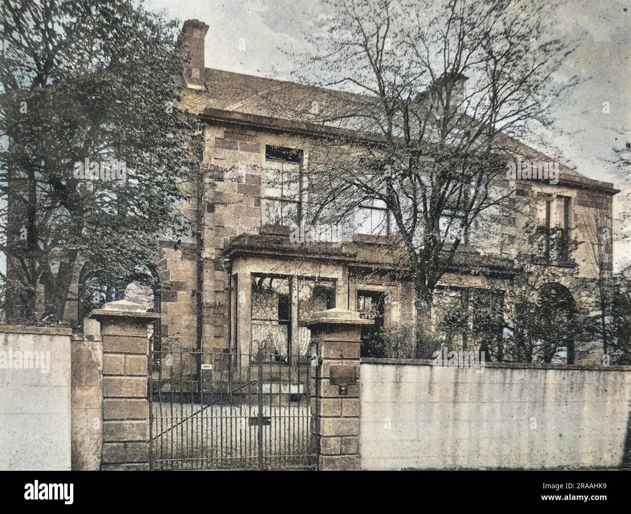 La Victoria Industrial School for Girls, Restalrig Road, Leith, vicino a Edimburgo. Data: Circa 1908 Foto Stock