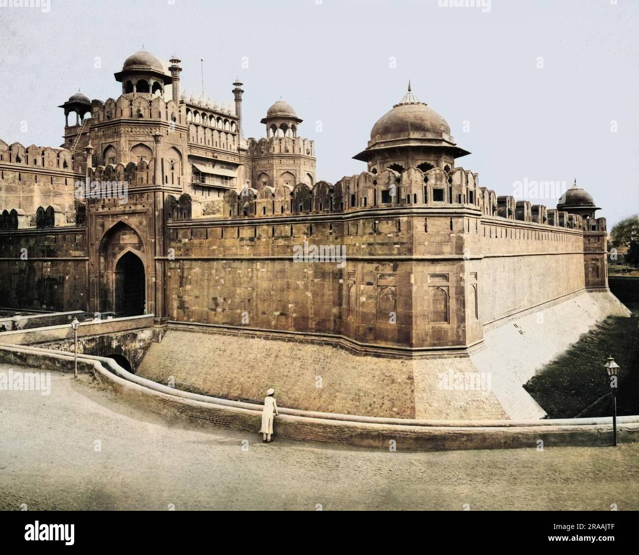 Lahori Gate, Delhi, India. Data: Circa 1890 Foto Stock