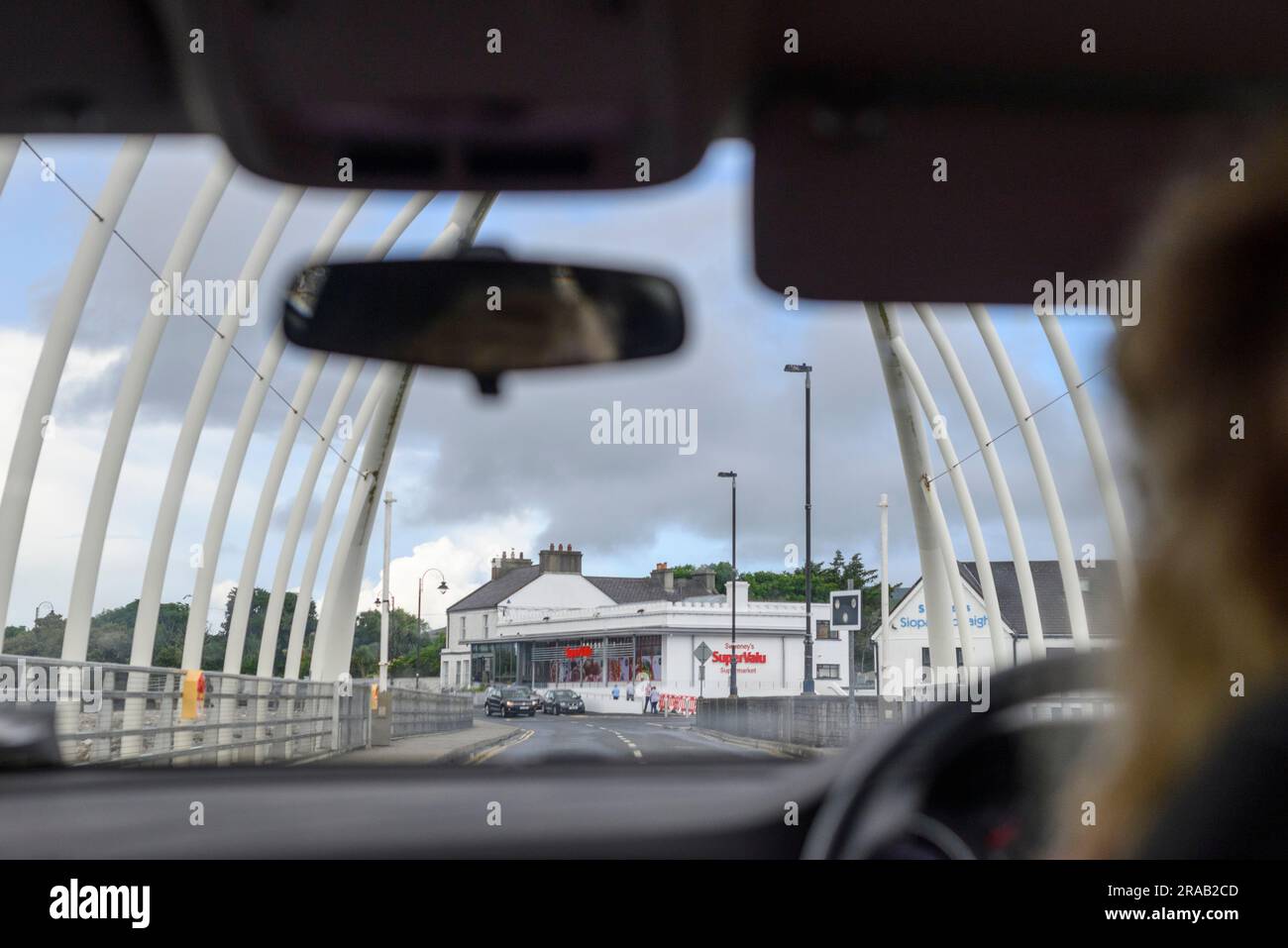 Attraversa il ponte per Achill Island, Country Mayo, Irlanda Foto Stock