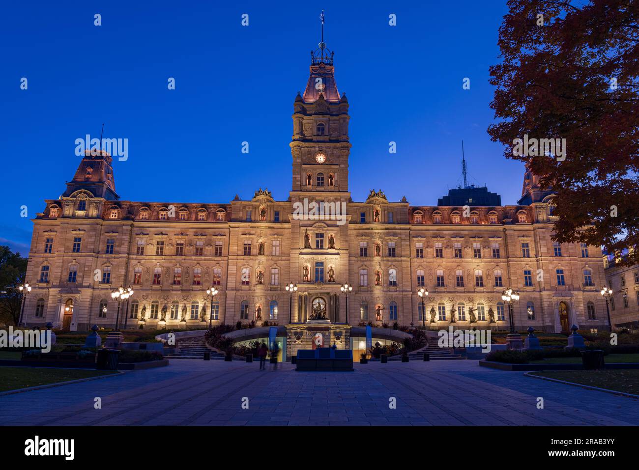 Il Parlamento della capitale della provincia del Québec in Canada. Foto Stock