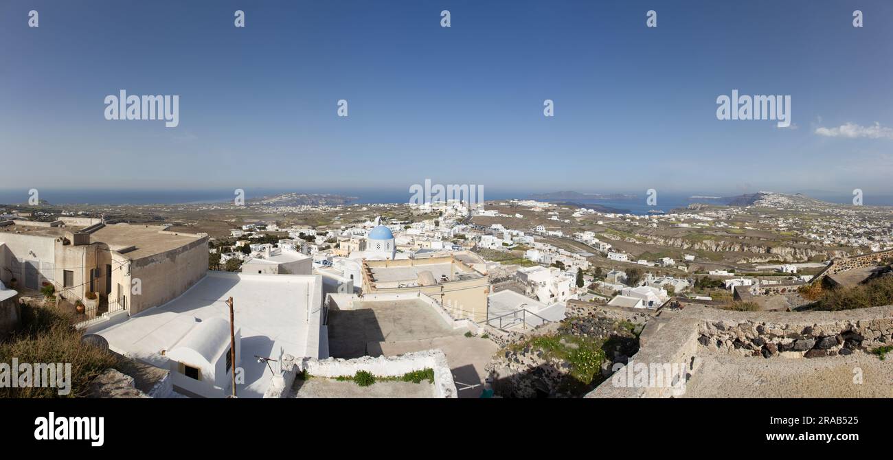 Bellezza di Santorin Foto Stock