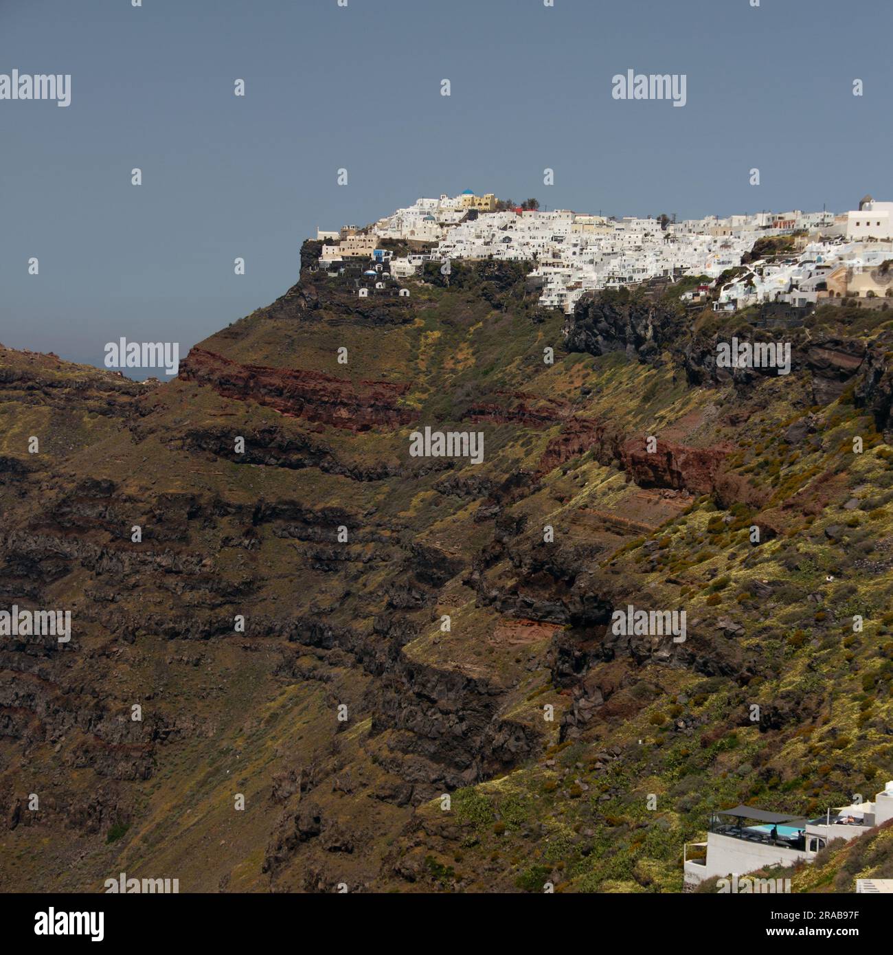 Bellezza di Santorin Foto Stock