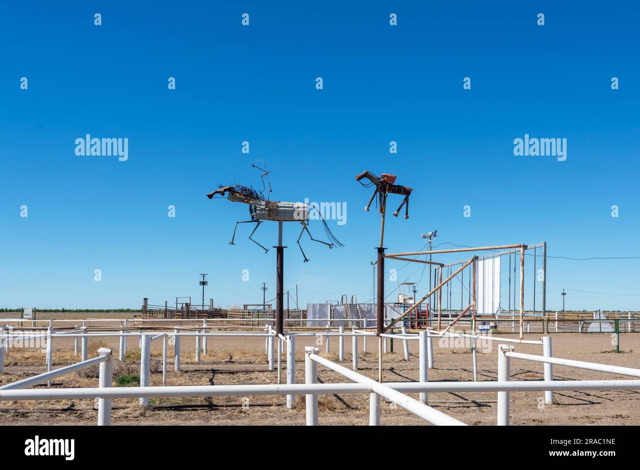 L'ippodromo di Brunette Downs è stato utilizzato per le gare ABC Bush Traditional Outback, Northern Territory, NT, Australia Foto Stock