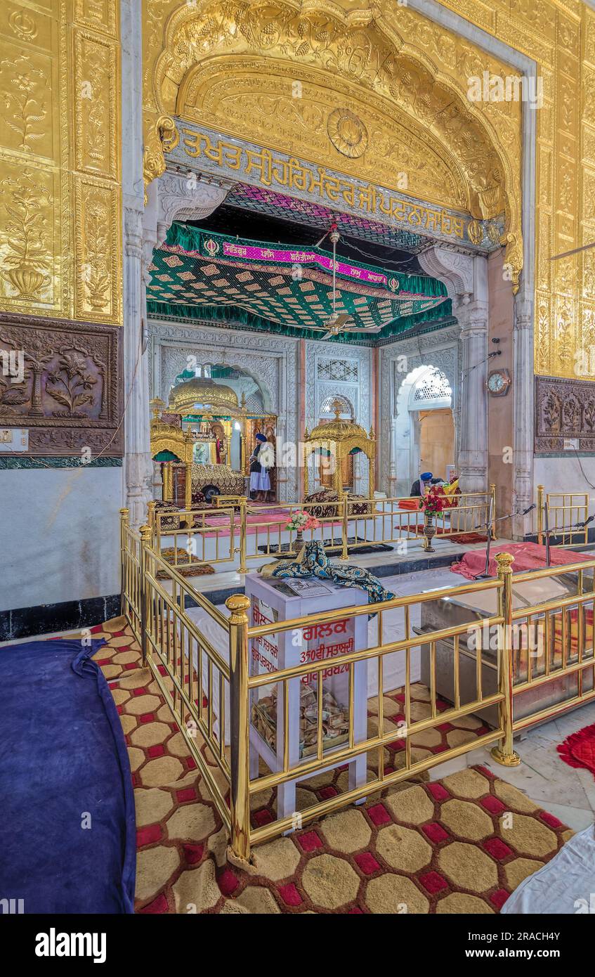 12 18 2014 Vintage Takht Sri Patna Sahib Tenth Guru Govind Singh luogo di nascita Patna Sahib Patna Bihar India Asia. Foto Stock